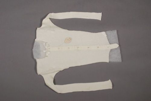 Kurzes Unterhemd, langarm, für Damen