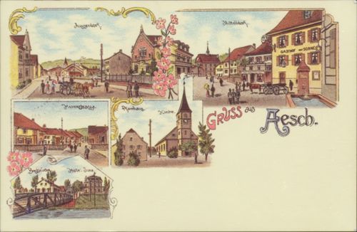 Fotografie, Dorfansichten Aesch