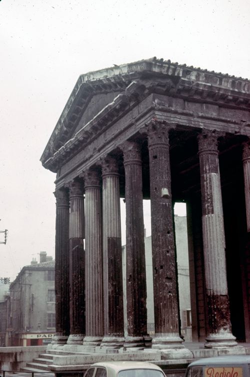 Fotografie, Tempel des Augustus und der Livia in Vienne (F)