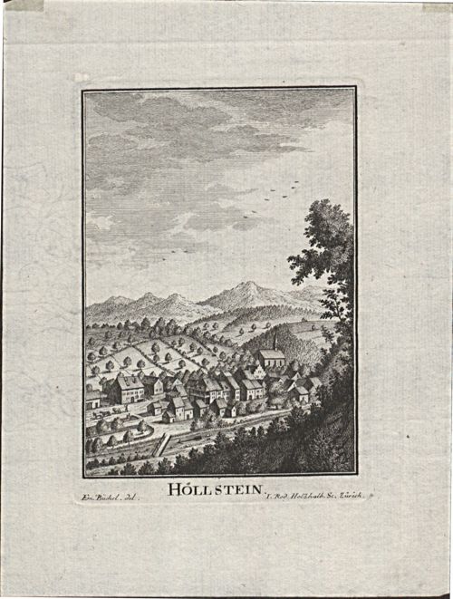 Büchel, Emanuel - Druckgrafik, Höllstein.