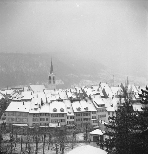 Fotografie, Liestal, Altstadt im Winter