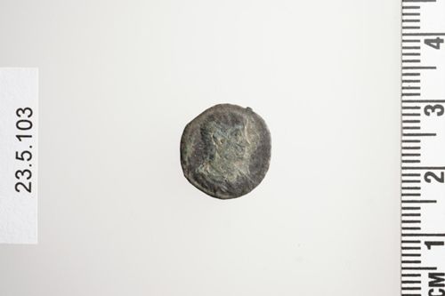 Münze, AE4, für Hannibalianus