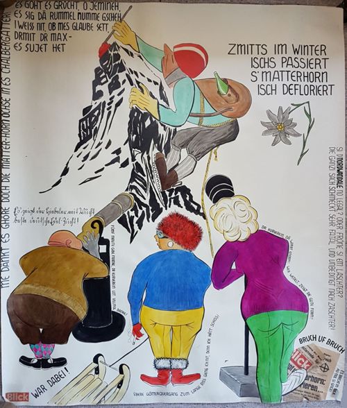 Fasnachtshelge "Matterhorn Wintererstbegehung"