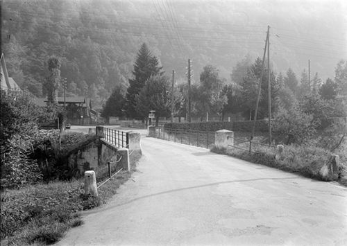 Fotografie, Liestal, Ergolzbrücke beim Schwimmbad Gitterli