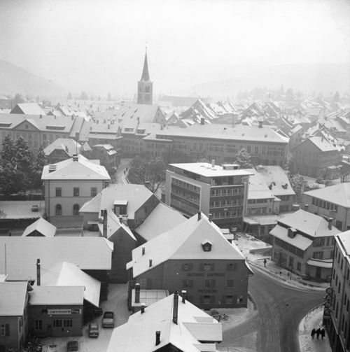 Fotografie, Liestal, Altstadt im Winter