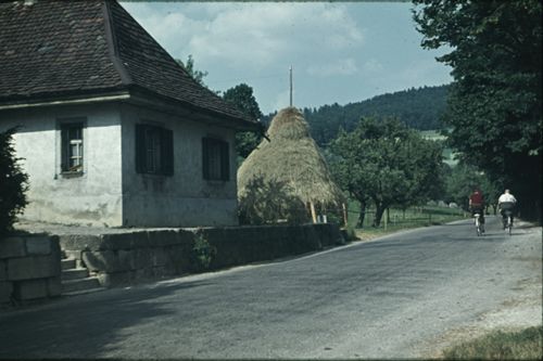 Fotografie, Langenbruck, Lochhuus mit Heutriste