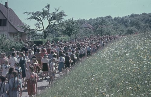 Fotografie, Liestal, Marsch zur Friedenslinde