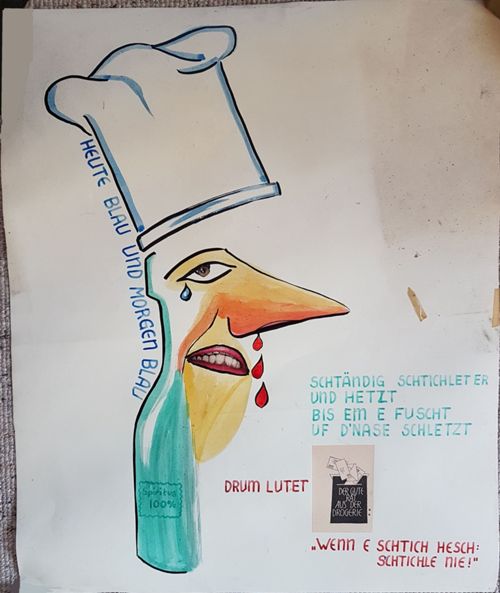 Fasnachtshelge "Heute blau und morgen blau"