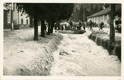 Fotografie, Hochwasserkatastrophe im Waldenburgertal, 22.06.1926