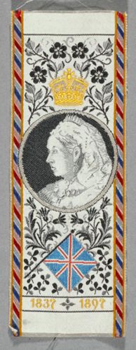 Seidenbild "Queen Victoria 1837-1897"