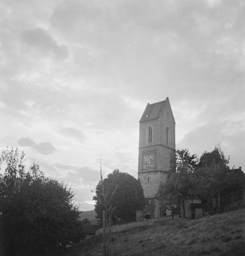 Fotografie, Gelterkinden, Kirche, Wolkenstimmung