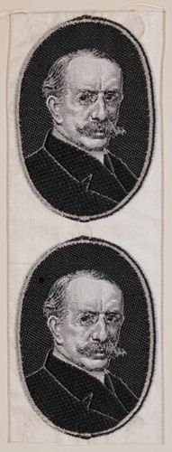 Seidenbild "Porträt Edmund Schulthess"