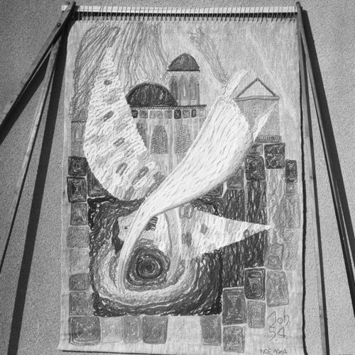 Fotografie, Liestal, Spitalfriedhof, Fresko in der Kapelle