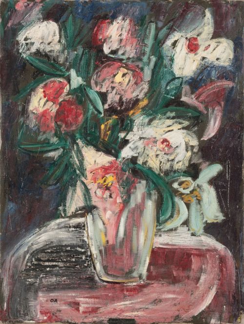 Althaus, Oskar - Malerei, Blumenstilleben