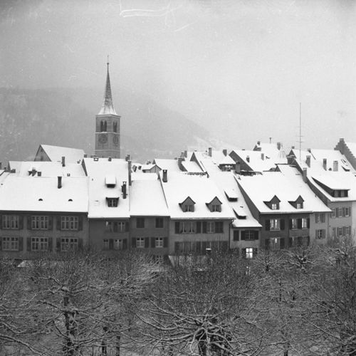 Fotografie, Liestal, Altstadt im Winter