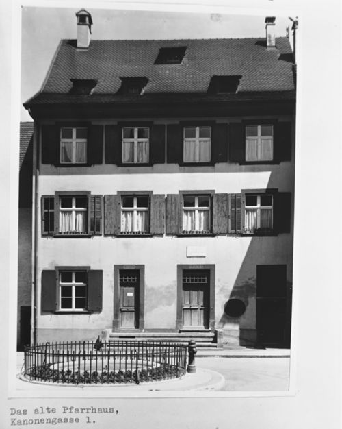 Fotografie, Liestal, Pfarrhaus (Zeughausgasse)