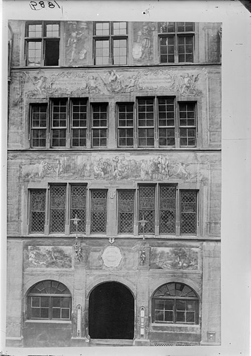 Fotografie, Liestal, Rathausfassade