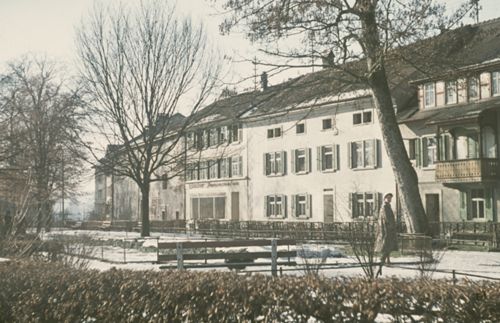 Fotografie, Basel, Häuserzeile