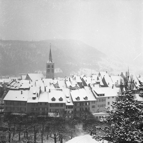 Fotografie, Liestal, Altstadt im Winter