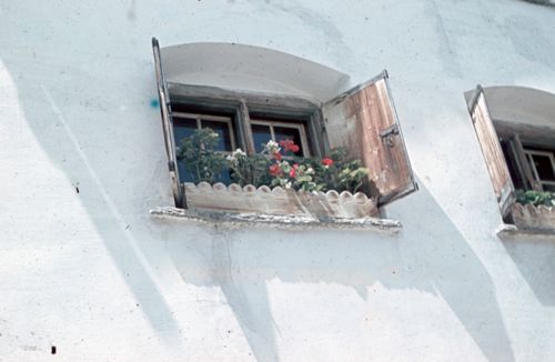 Fotografie, Fenster in Rheinwald