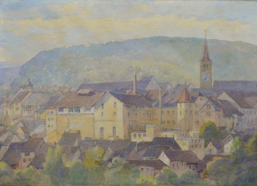 Balmer-Seiler, Wilhelm - Malerei, Blick auf Liestal