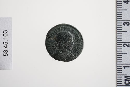 Münze, AE3, für Constantinus II. Caesar