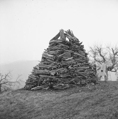 Fotografie, Liestal, Fasnacht, Wällema auf der Burg
