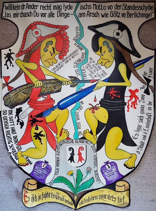 Fasnachtshelge "Basel-Stadt und -Landschaft"