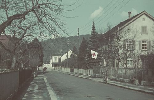 Fotografie, Liestal, Oristalstrasse gegen Bahnhof