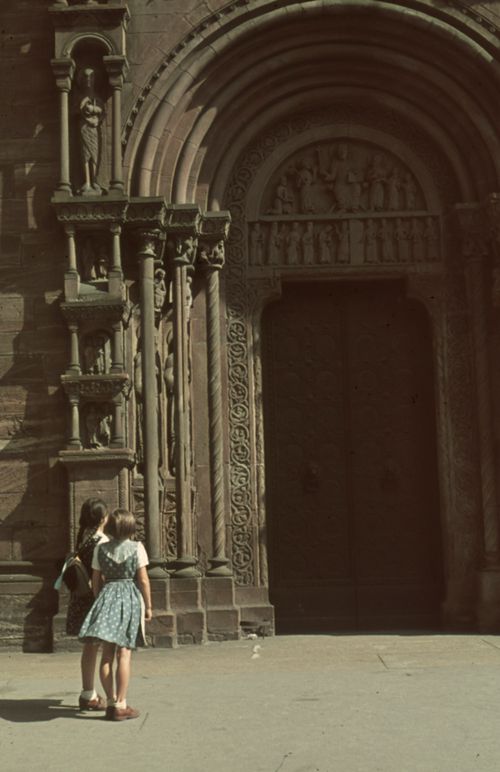 Fotografie, Basel, Münster, Galluspforte