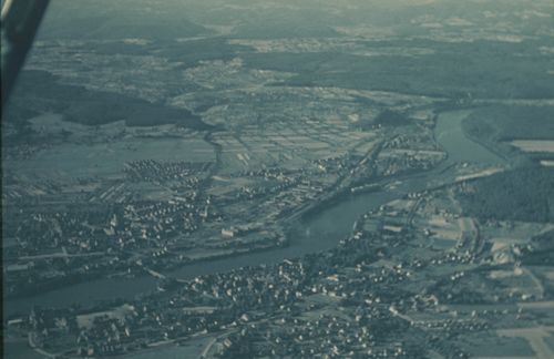 Fotografie, Rheinfelden -> Deutschland, Flugbild