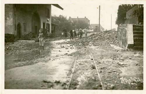 Fotografie, Hochwasserkatastrophe im Waldenburgertal, 22.06.1926