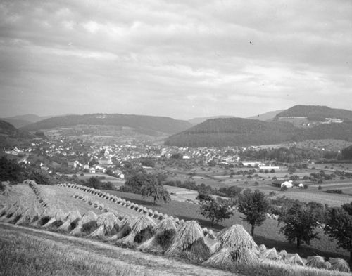 Fotografie, Sissach mit Garbenfeld