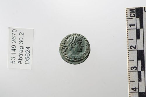Münze, AE4, Constantius II.