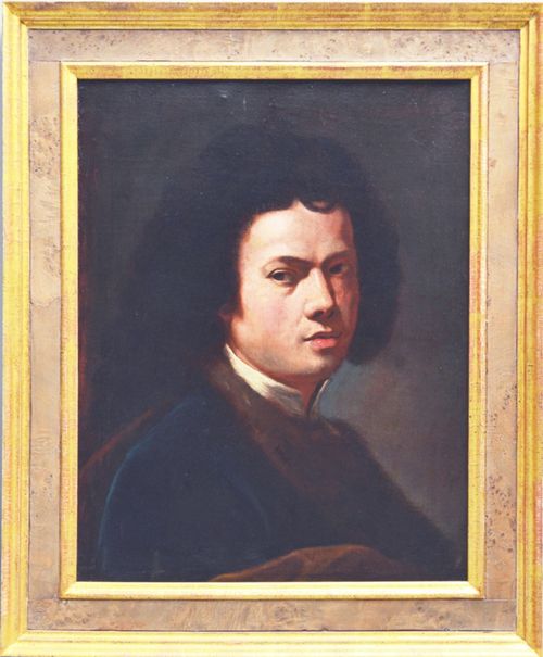 Senn, Johannes - Malerei, Ohne Titel (Selbstbildnis Johannes Senn)