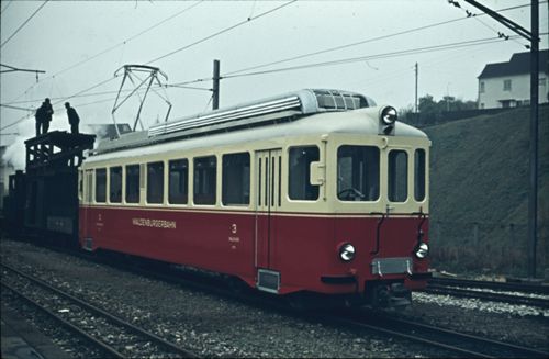 Fotografie, Waldenburgerbahn, Elektrifizierungsarbeiten in Liestal