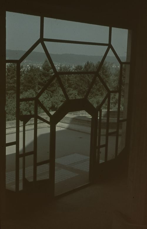 Fotografie, Dornach, Goetheanum, Terrassentüre
