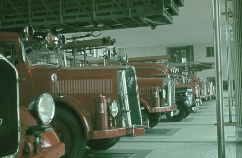 Fotografie, Feuerwehr Basel, Wagenpark