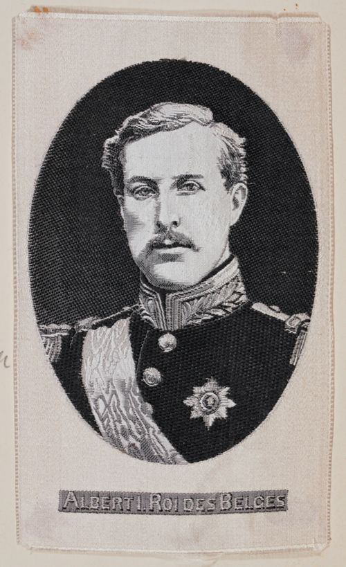 Seidenbild "Porträt Albert I"