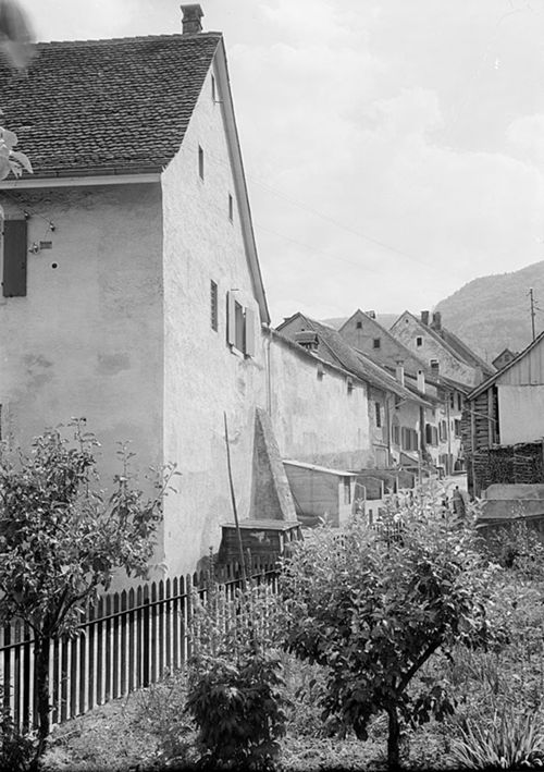 Fotografie, Waldenburg, Aussenseite Pfarrhaus