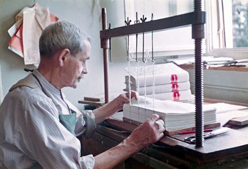 Fotografie, Berufsbild Buchbinder