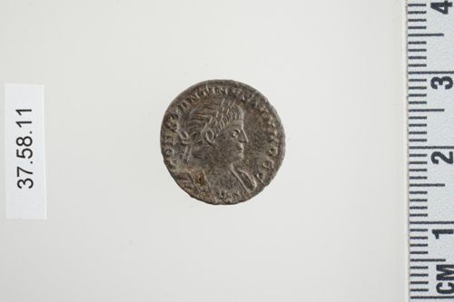 Münze, AE3, für Constantinus II. Caesar