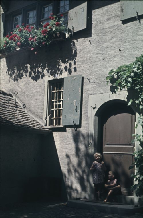Fotografie, Muttenz, Haustüre im Pfarrhaus