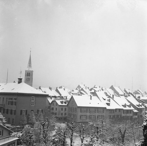 Fotografie, Liestal, Altstadt im Winter