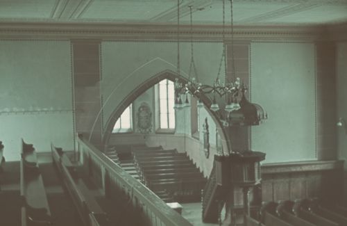 Fotografie, Liestal, Stadtkirche, Blick gegen Chor