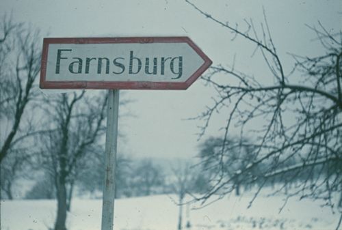 Fotografie, Ormalingen/Buus, Wegweiser zur Farnsburg
