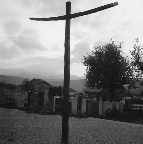 Fotografie, Ramlinsburg, Abendstimmung auf dem Friedhof