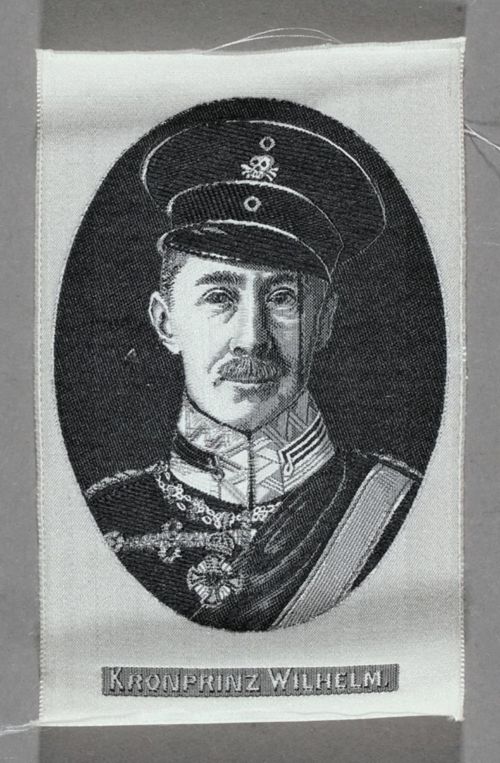 Seidenbild "Kronprinz Wilhelm"