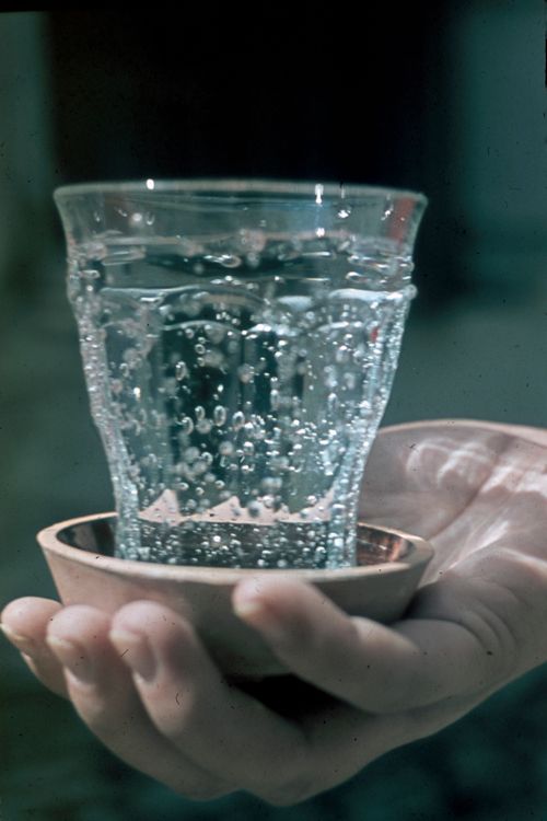 Fotografie, Mineralwasser