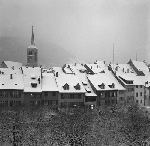 Fotografie, Liestal, Altstadt im Winter